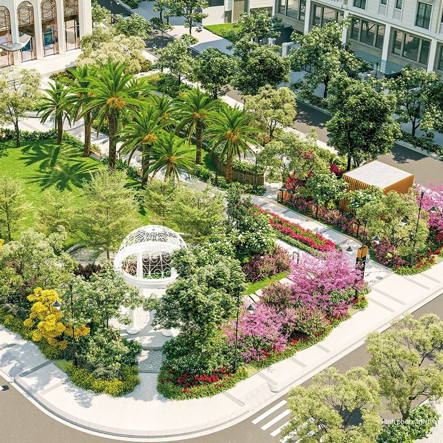 Vườn hoa dạo bộ